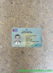 Cuba ID photolook FRONT